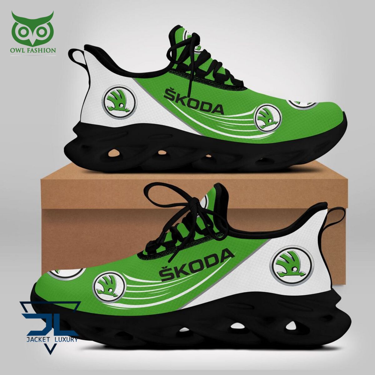 Skoda Trending Car Brand Premium Max Soul Shoes