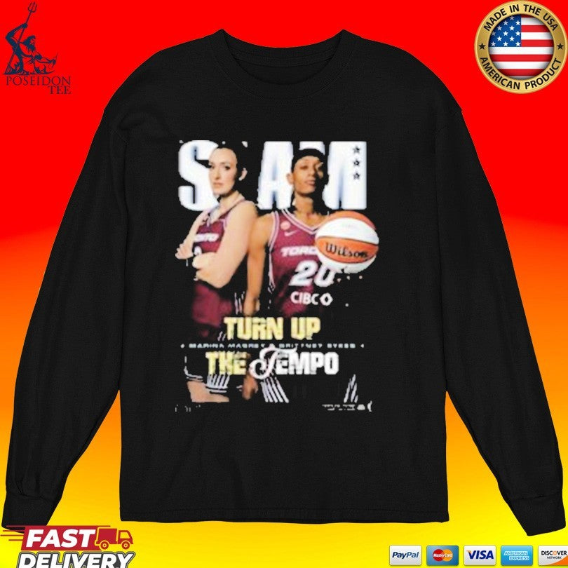 Slam 262 Marina Mabrey With Brittney Sykes T-shirt