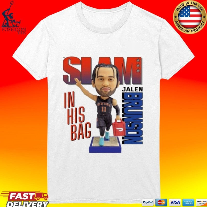 Slam Jalen Brunson Doordash In His Bag T-shirt