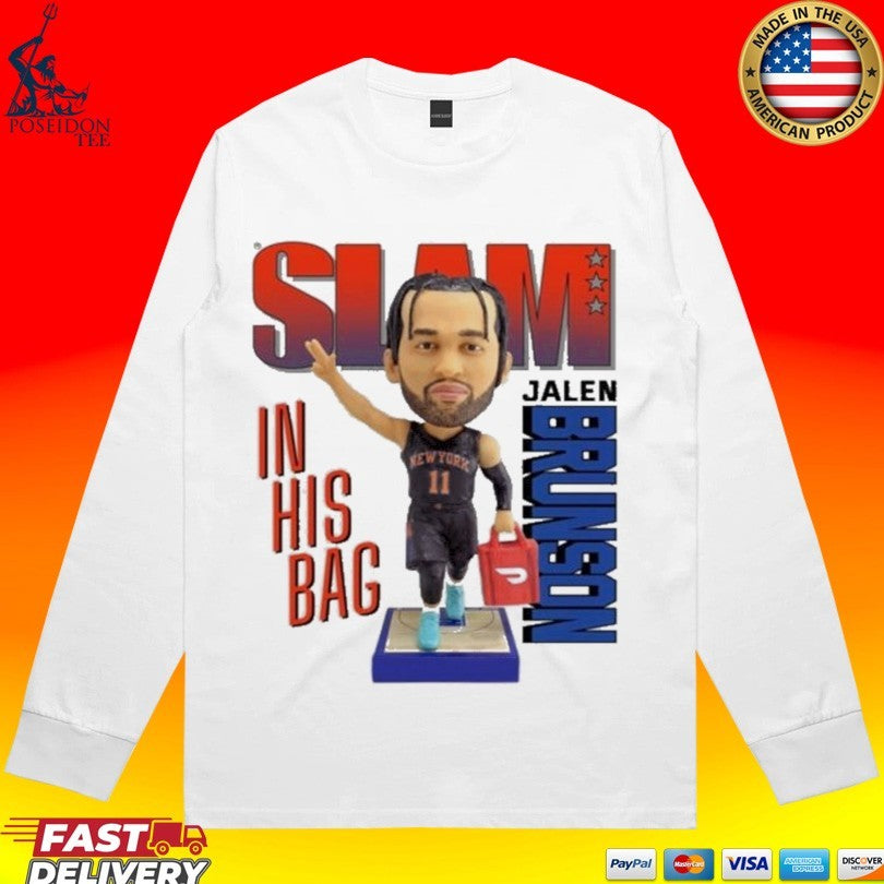 Slam Jalen Brunson Doordash In His Bag T-shirt