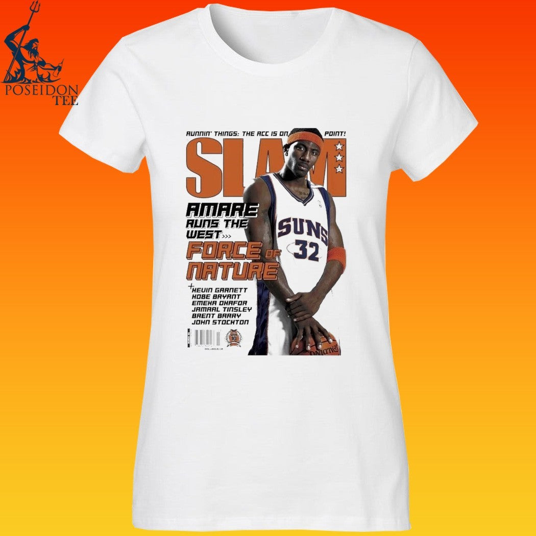 Slam Magazine Amare Runs The West Force Of Nature 2026 T-shirt
