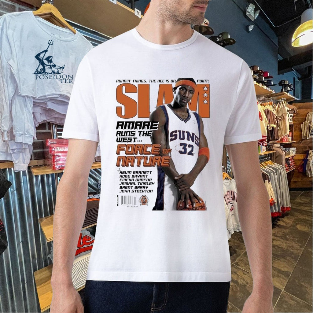 Slam Magazine Amare Runs The West Force Of Nature 2026 T-shirt