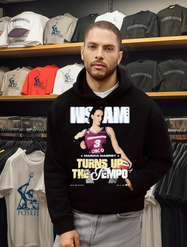 Slam Turns Up The Tempo 262 Marina Mabrey T-shirt