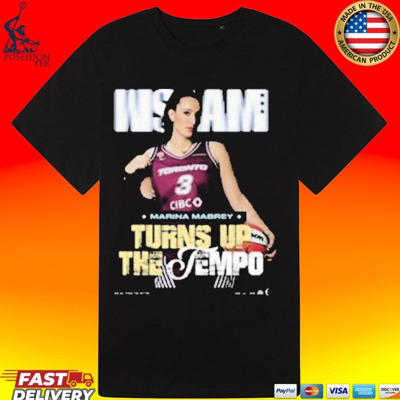 Slam Turns Up The Tempo 262 Marina Mabrey T-shirt