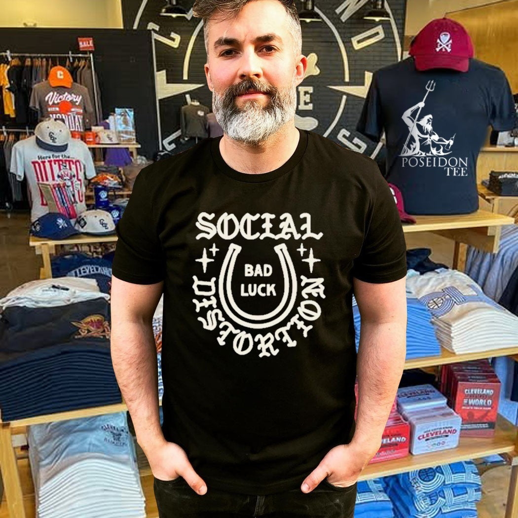 Social Distortion Bad Luck Horseshoe T-shirt