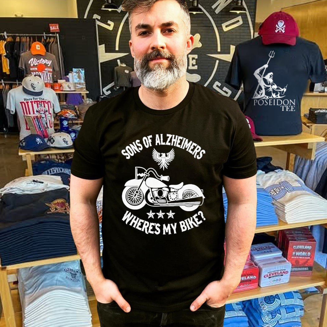 Sons Of Alzheimers Where My Bike T-shirt