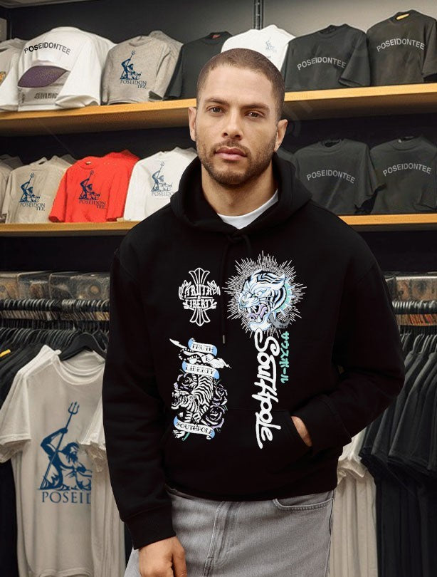Southpole Tattoo Tiger Truth Liberty Southpole T-shirt