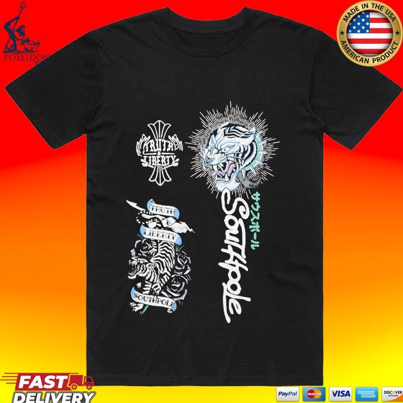 Southpole Tattoo Tiger Truth Liberty Southpole T-shirt
