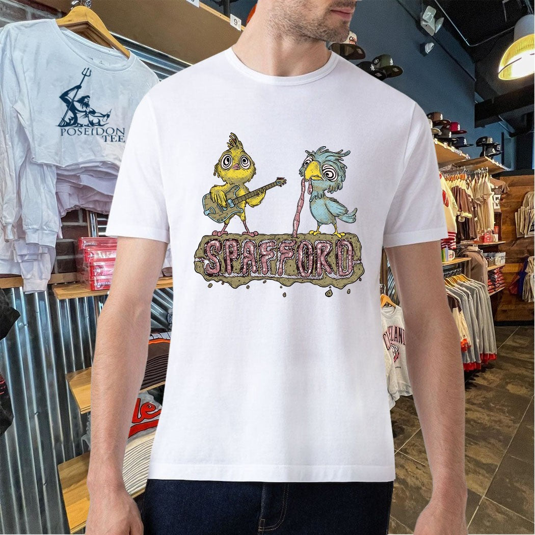 Spafford Birds Guitar Worm T-shirt