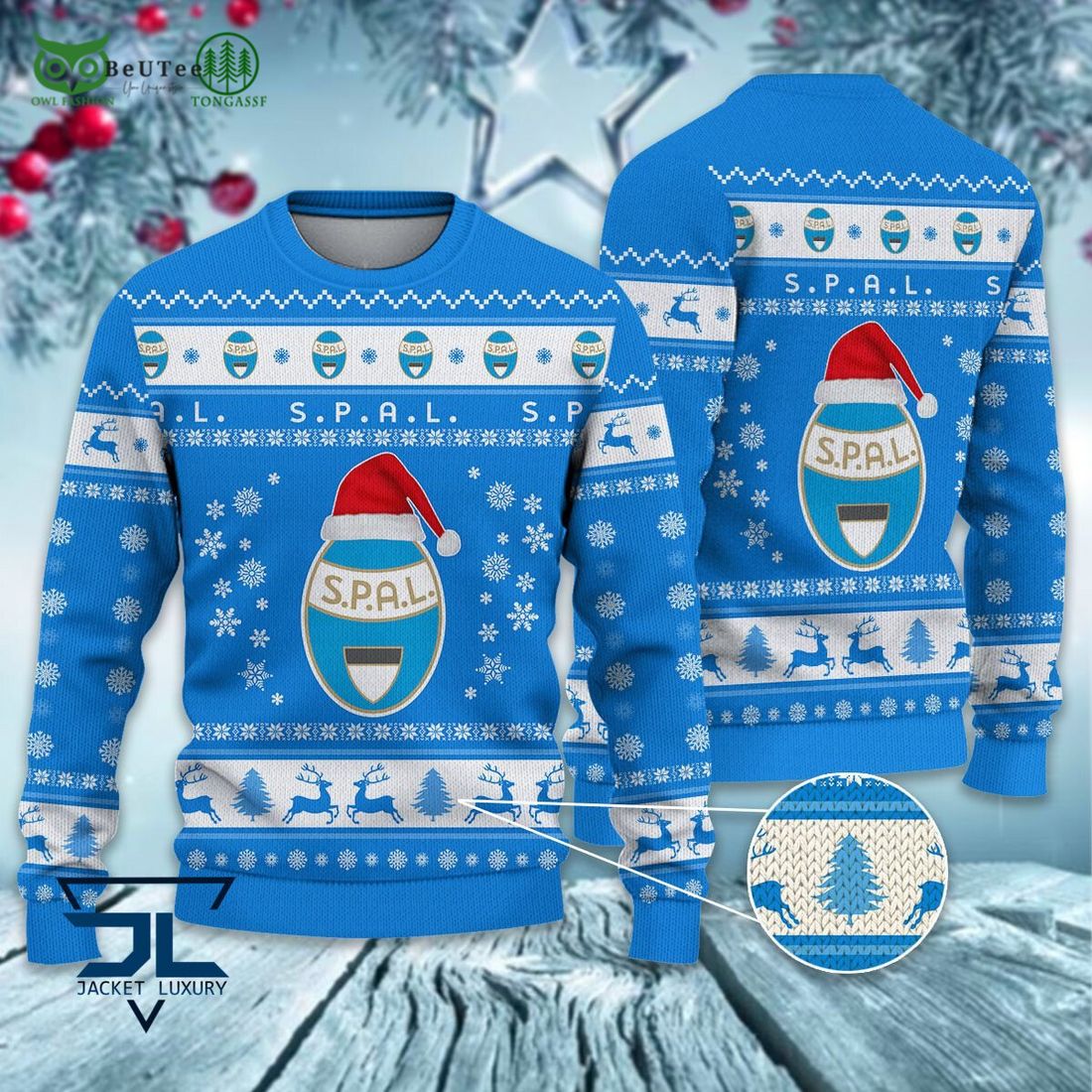 Spal 2013 Football Lega Serie A Ugly Sweater
