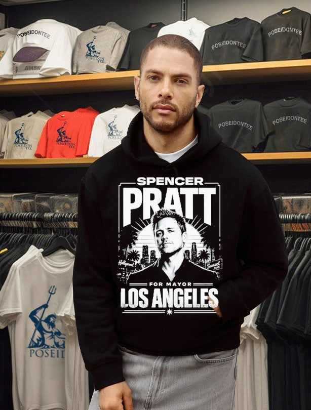 Spencer Pratt For La Mayor Los Angeles T-shirt