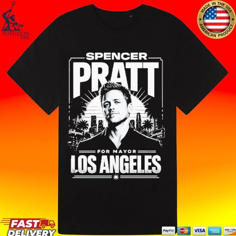 Spencer Pratt For La Mayor Los Angeles T-shirt