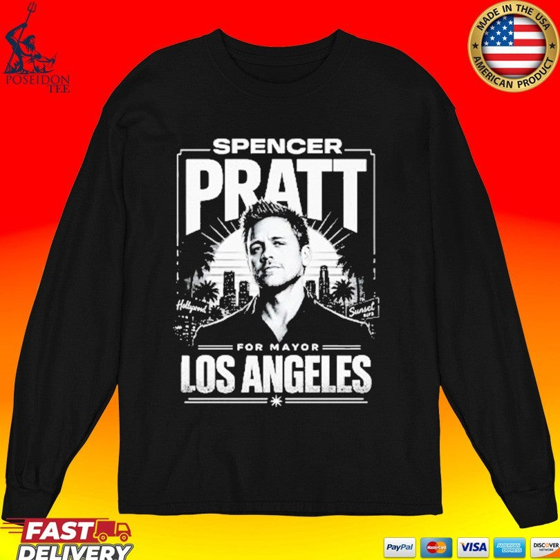 Spencer Pratt For La Mayor Los Angeles T-shirt