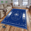 Sporting Union Agenais French Rugby Carpet Rug
