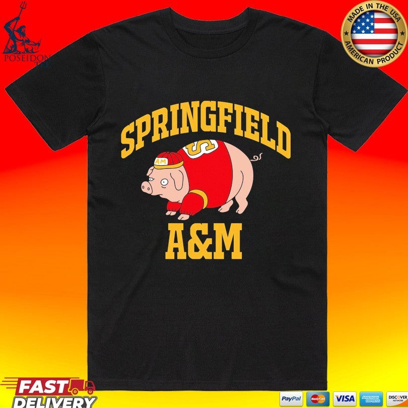 Springfield A&M Pig T-shirt
