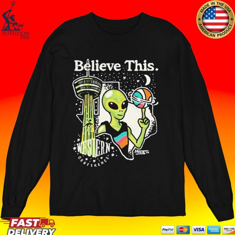Spurs Believe This Western Conference 2026 T-shirt