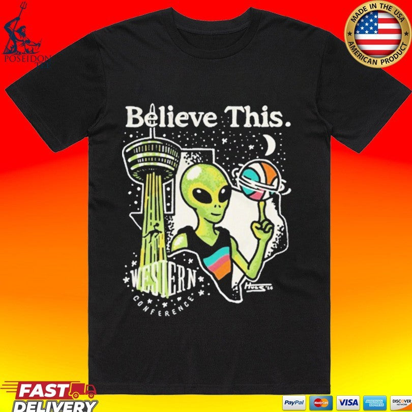 Spurs Believe This Western Conference 2026 T-shirt