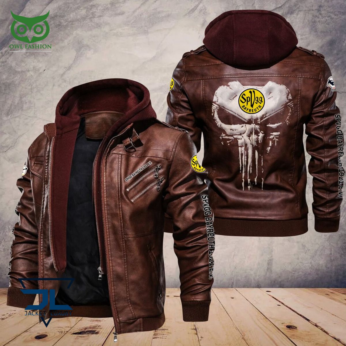 SpVgg Bayreuth 1921 e.V Bundesliga Germany Football Limited Leather Jacket