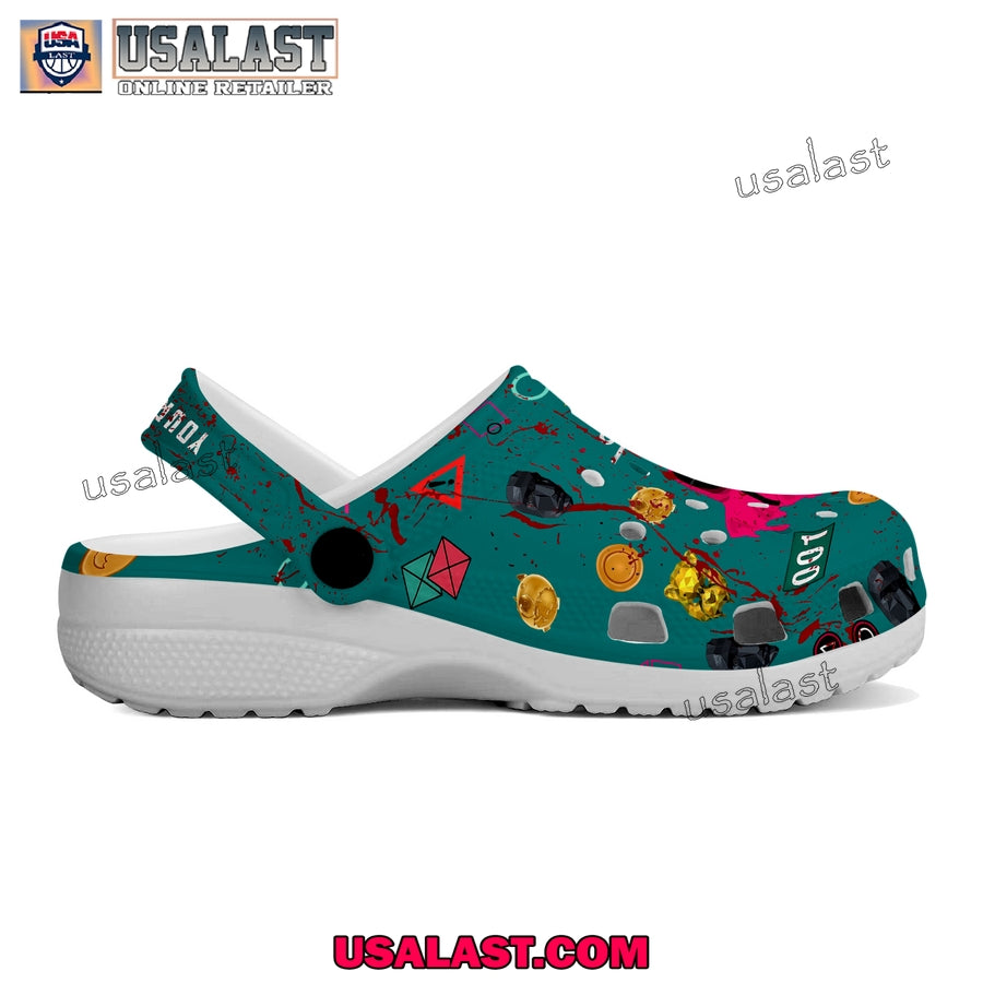 Squid Game Custom Name Crocs Clogs Shoes