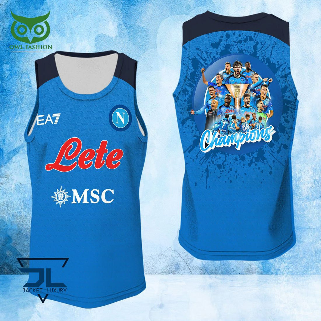 SSC Napoli Campioni d’Italia Serie A Team 3D Shirt