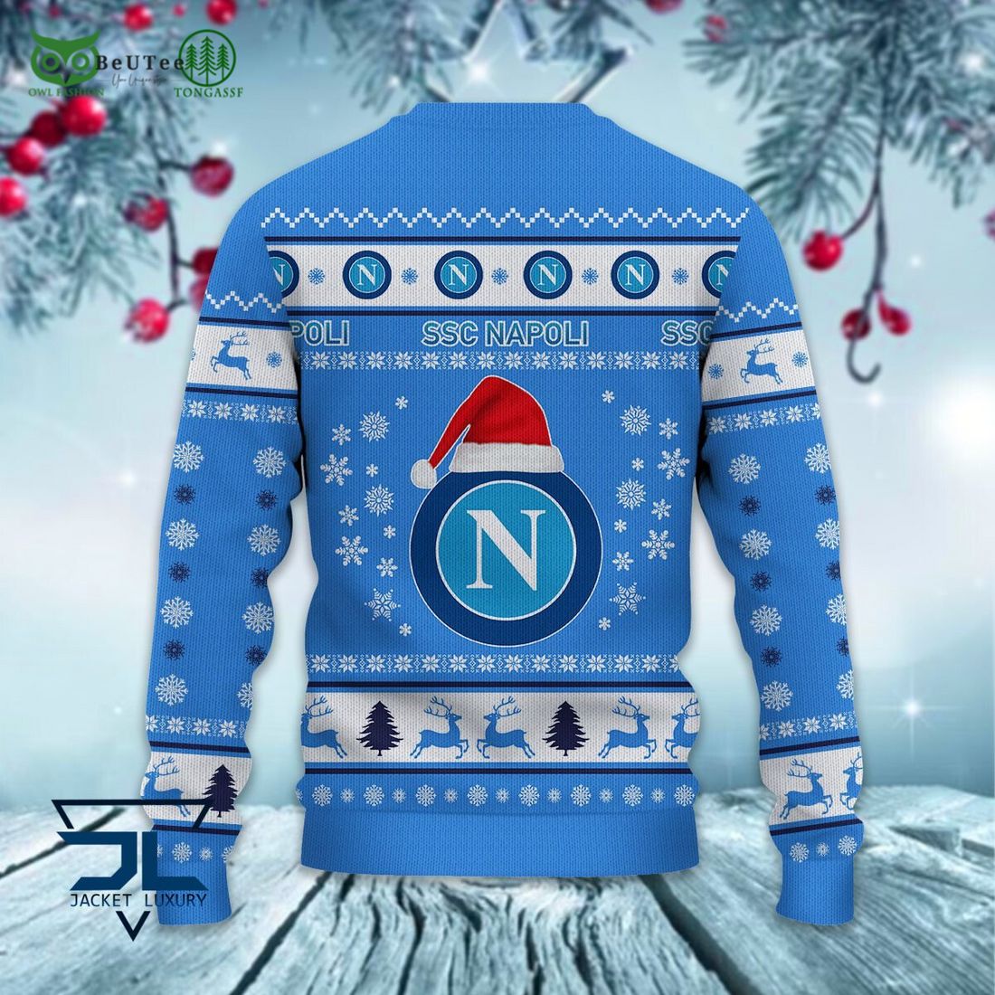 SSC Napoli Football Lega Serie A Ugly Sweater