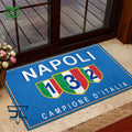 SSC Napoli Zerbino Campioni d’Italia Blue Doormat