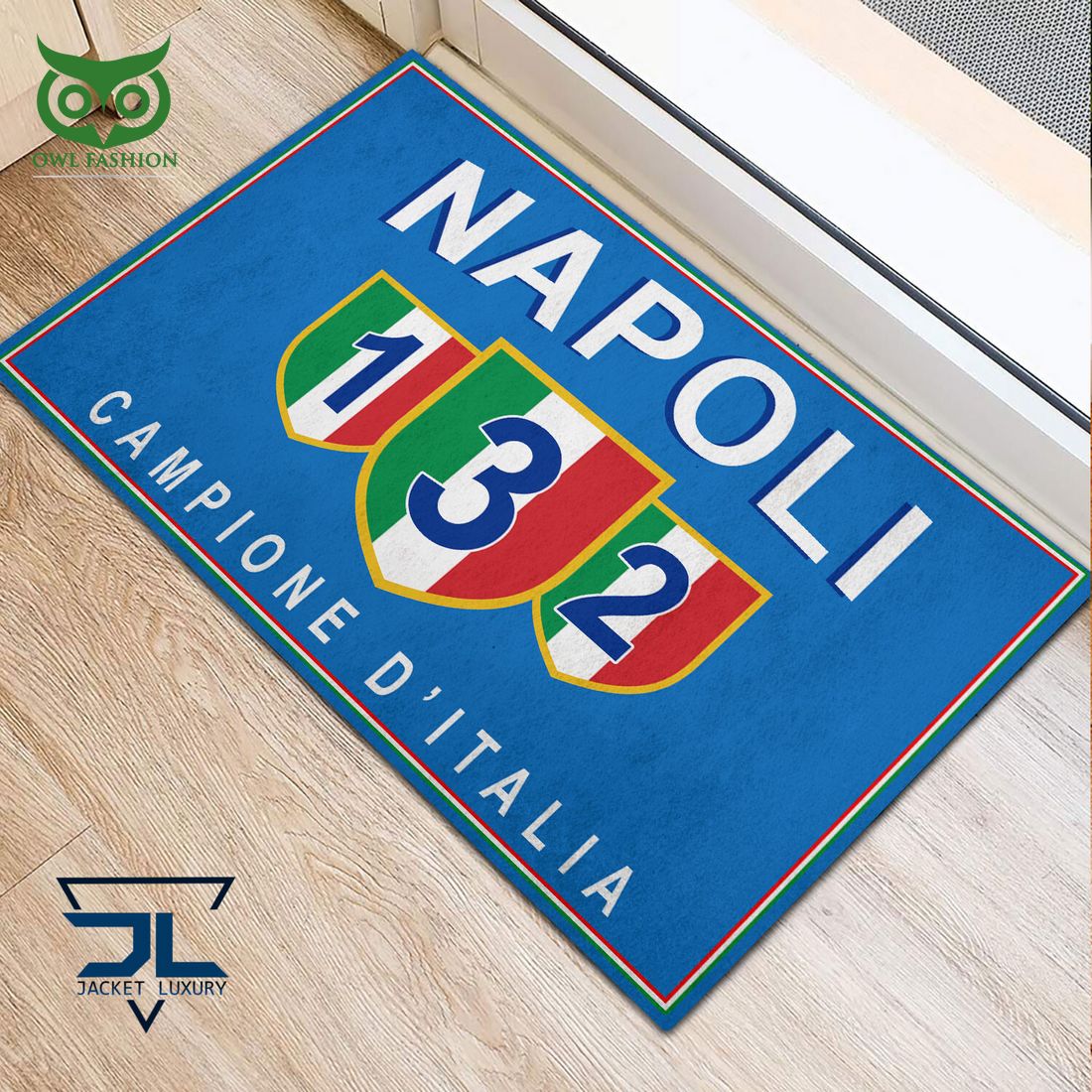 SSC Napoli Zerbino Campioni d’Italia Blue Doormat