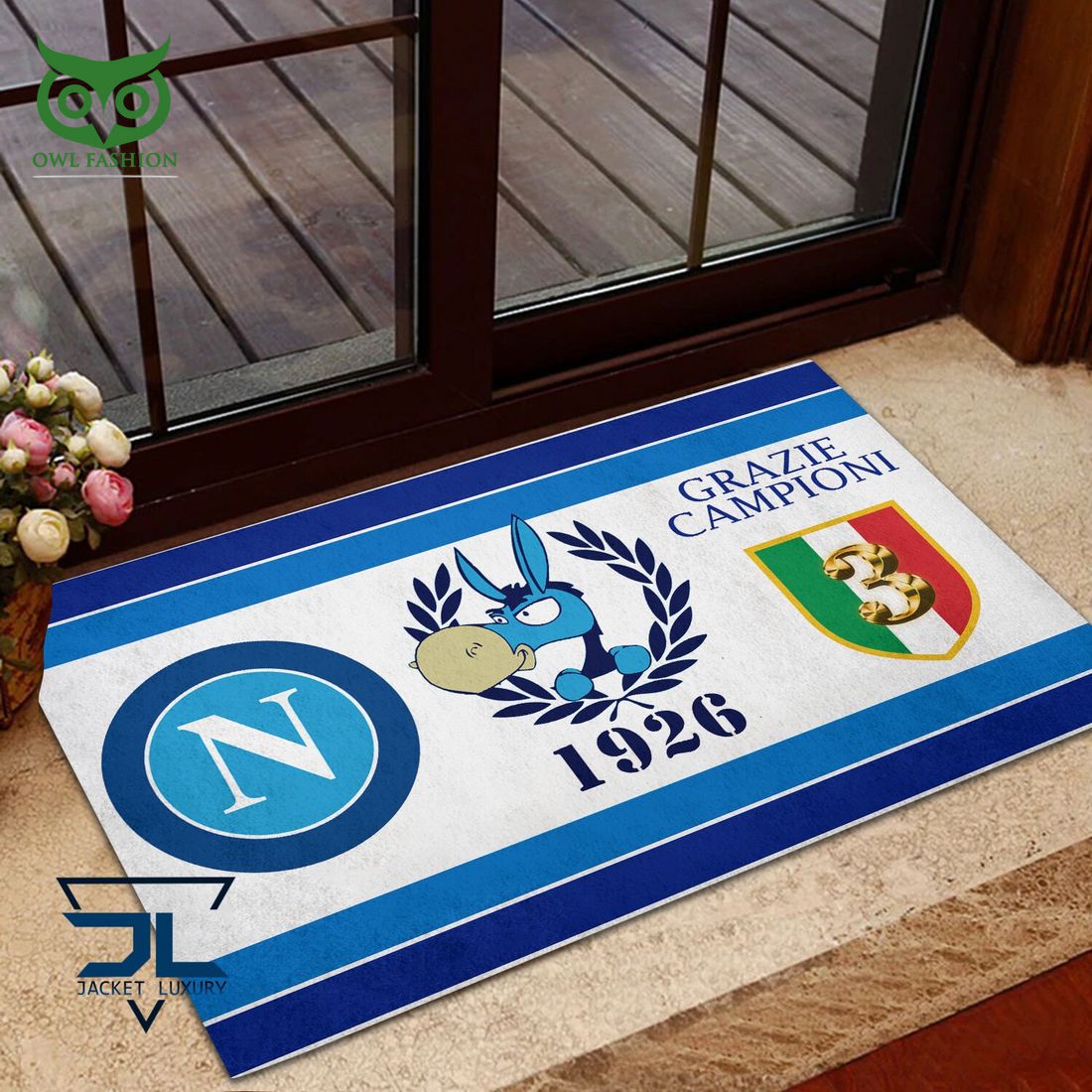 SSC Napoli Zerbino Campioni d’Italia Symbol Doormat