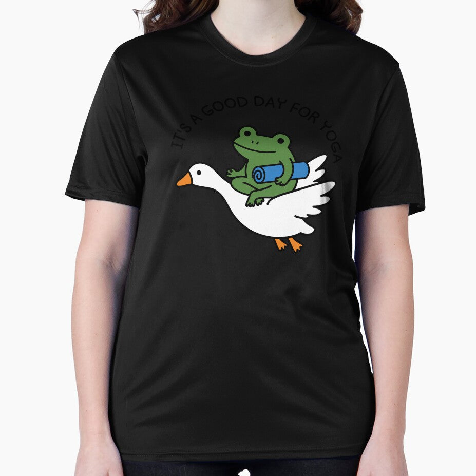 International Yoga Day June 21 Funny Frog It's A Good Day For Yoga For Yoga Lover by gunaone-design
