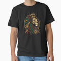 Rasta Lion T-shirt | rasta lion Sticker | rasta lion accesories |Get Your Reggae On with Our Rasta Lion Tee by Inspired Innovations