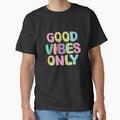 Good Vibes Only Pastel Colors by Isma Saleem