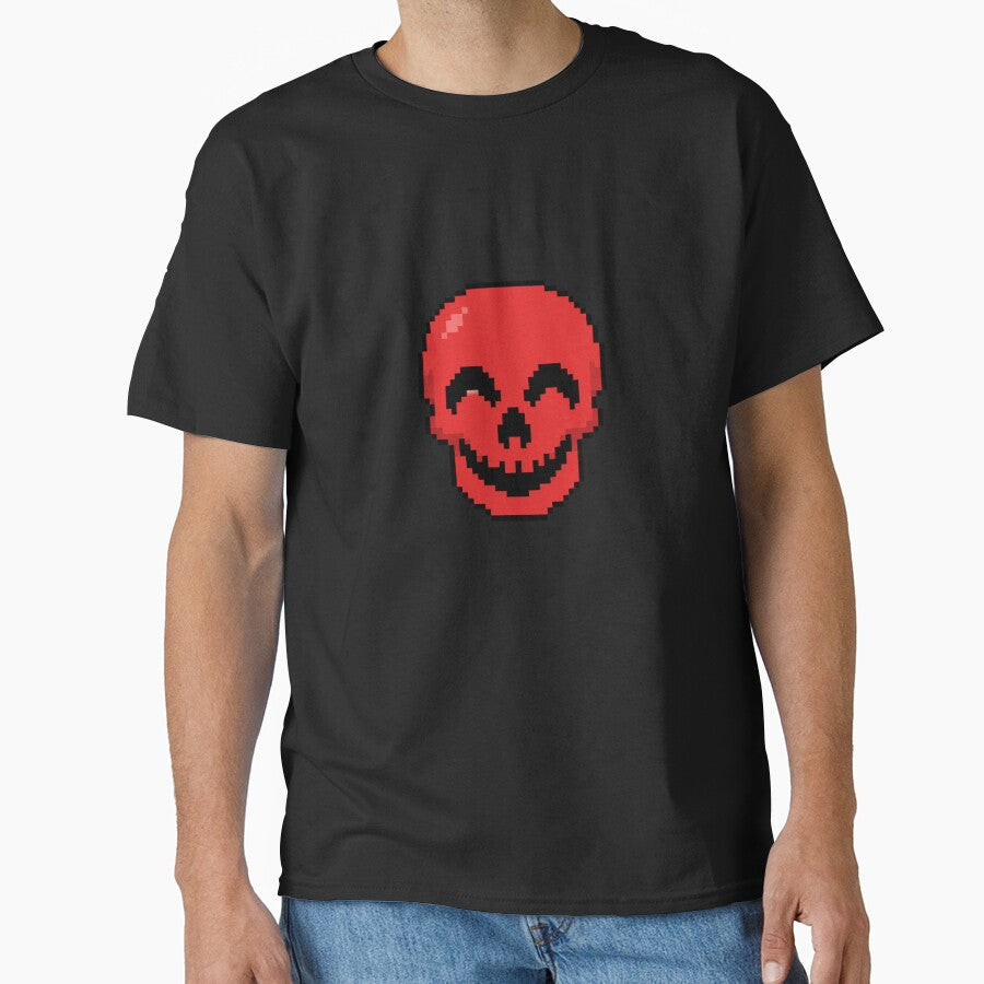 Skull Smiling Pixel Art by BhadzCheetah