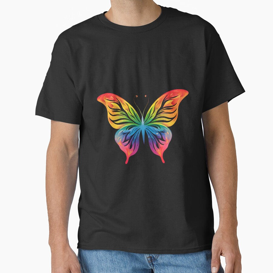 Simple Rainbow Butterfly by ArtByFrancis