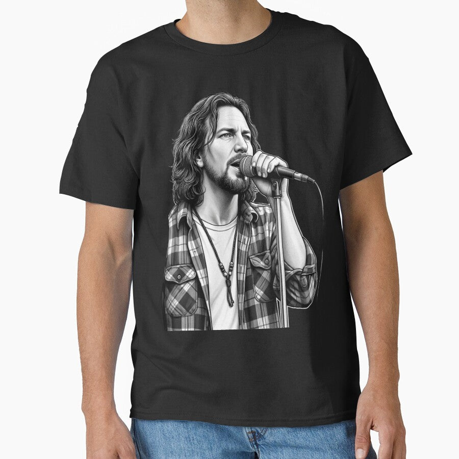 90s Alternative Frontman Portrait by Fallen Ink