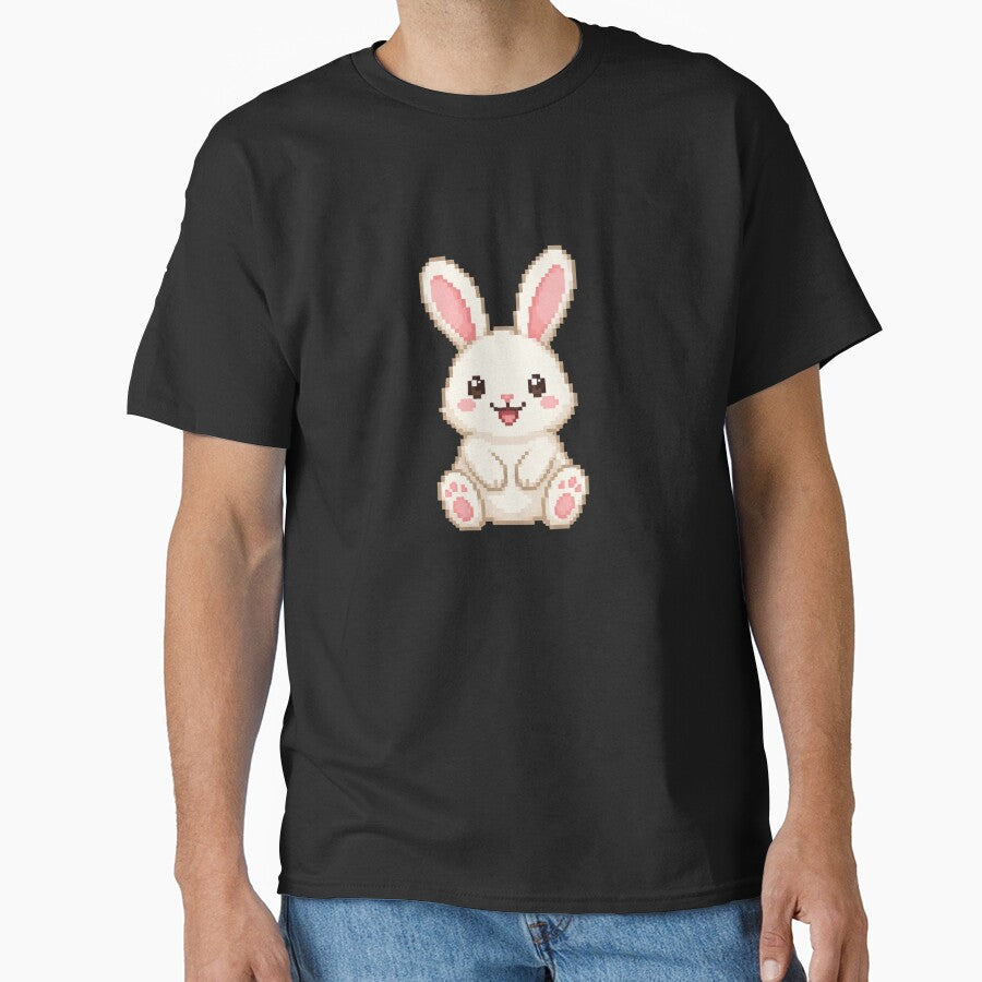 Bunny Smiling Pixel Art by BhadzCheetah