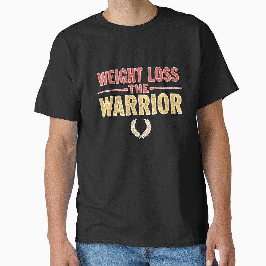 Weight Loss Warrior, Motivational Fitness Top. by printedartgoods