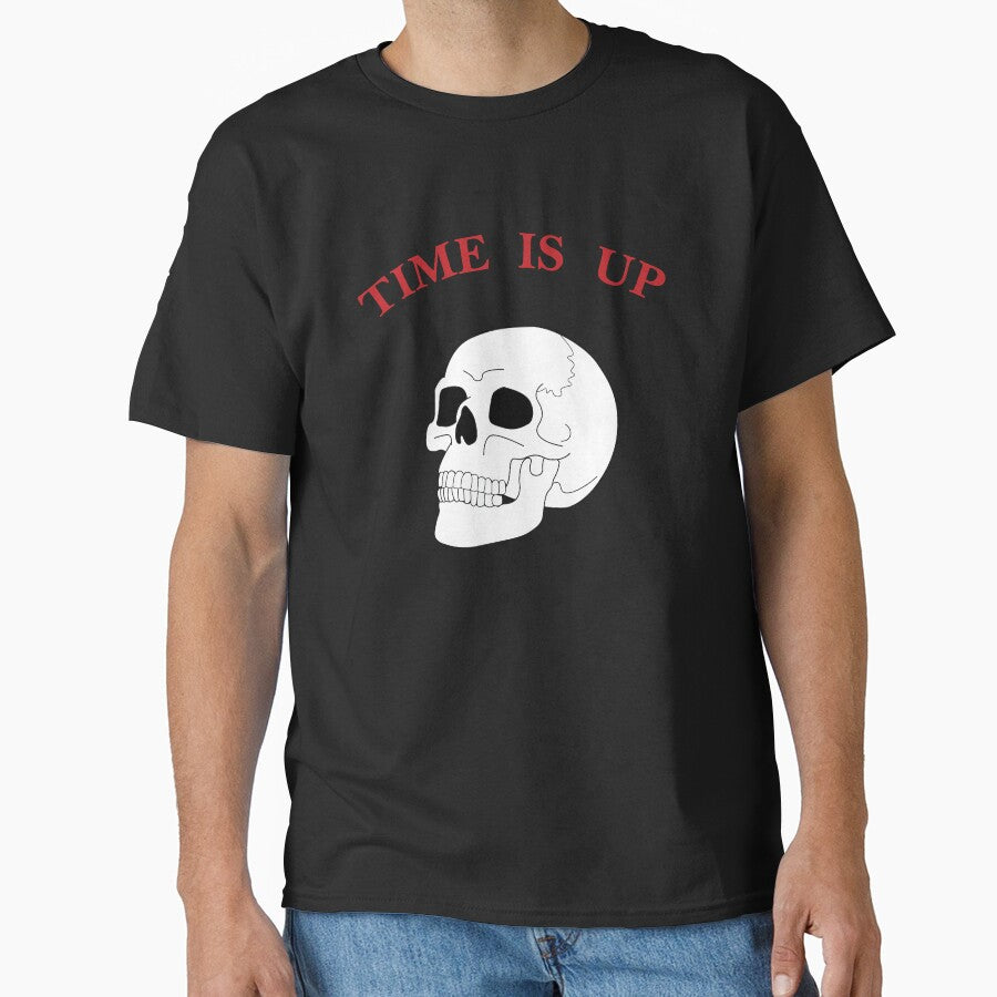 Time Is Up Skull by WeirdGhostShop