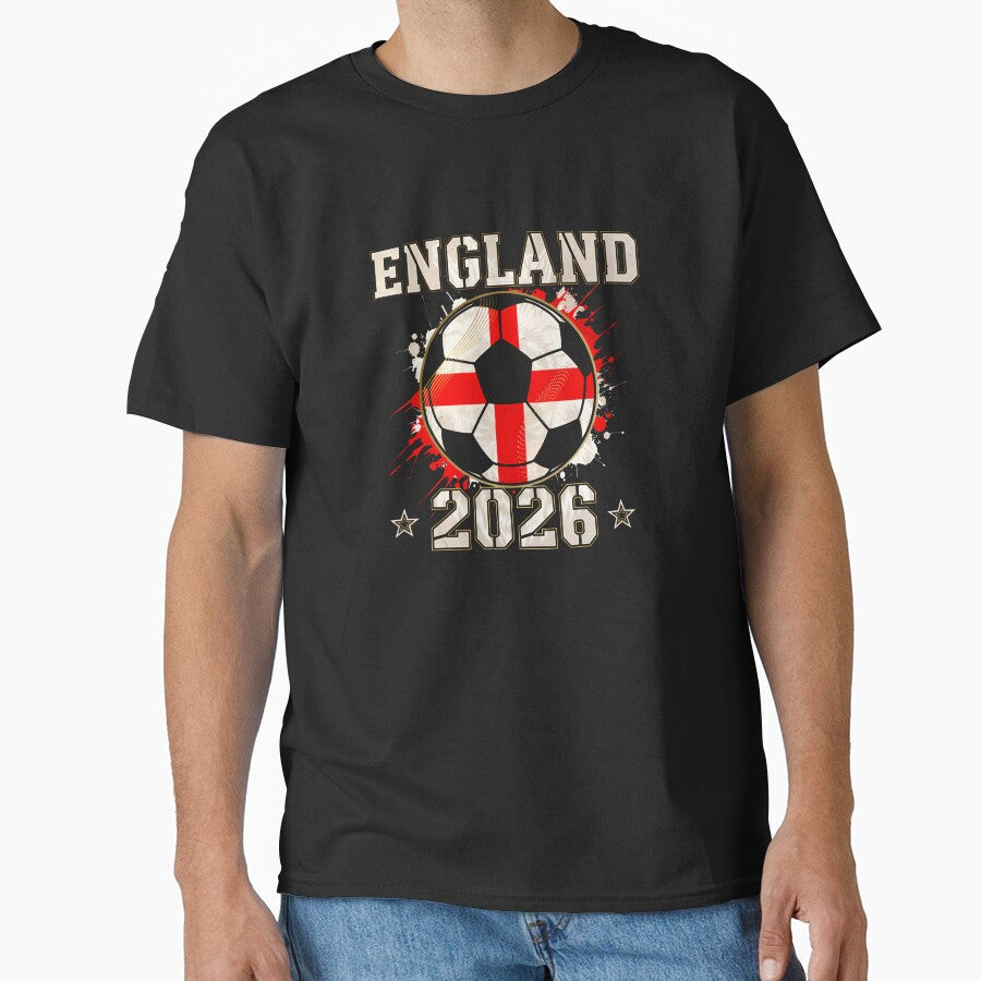 Front Print England Soccer World Cup 2026 - English Fan Gift T-Shirt_84562392 by KTY-NUSS