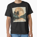 Boho Style Mountains, Sunset, And Trees By Lake by DEC02