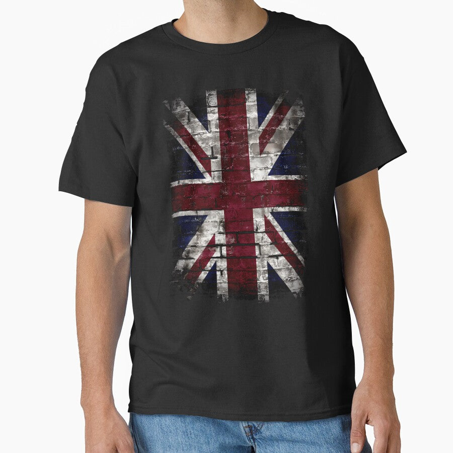 Grunge Uk Flag Great Britain Punk Style Distressed Wall by WHITEMOON12