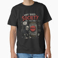 Why Does Society Feel Like It Has a Ban This Introvert Button? - Funny Social Anxiety Meme Design by LoneTide