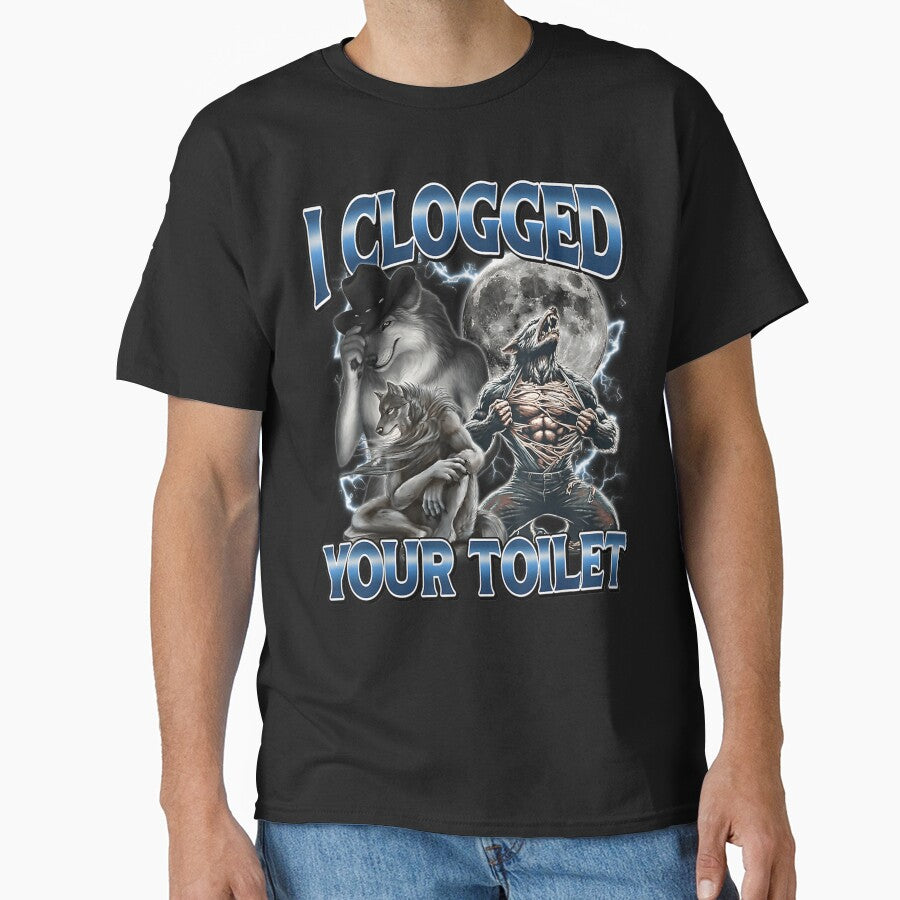 I Clogged Your Toilet Funny Alpha Wolf Meme by lovegirl3535