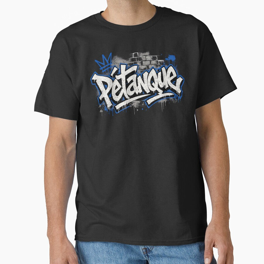 Graffiti - petanque T-shirt design by BouleDogs