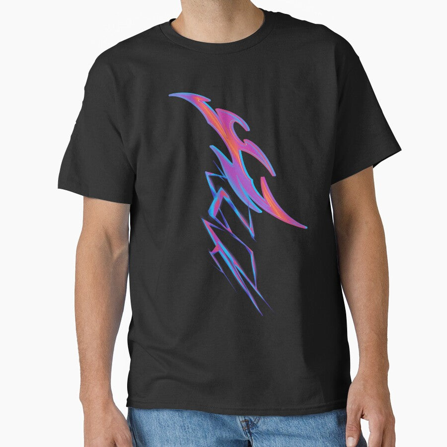 neo Tribal violet goth streetwear style design alternative by NK Design Lab