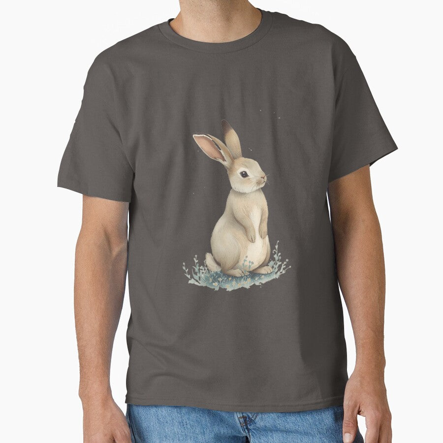Large rabbit standing on its two hind legs by Art70shop