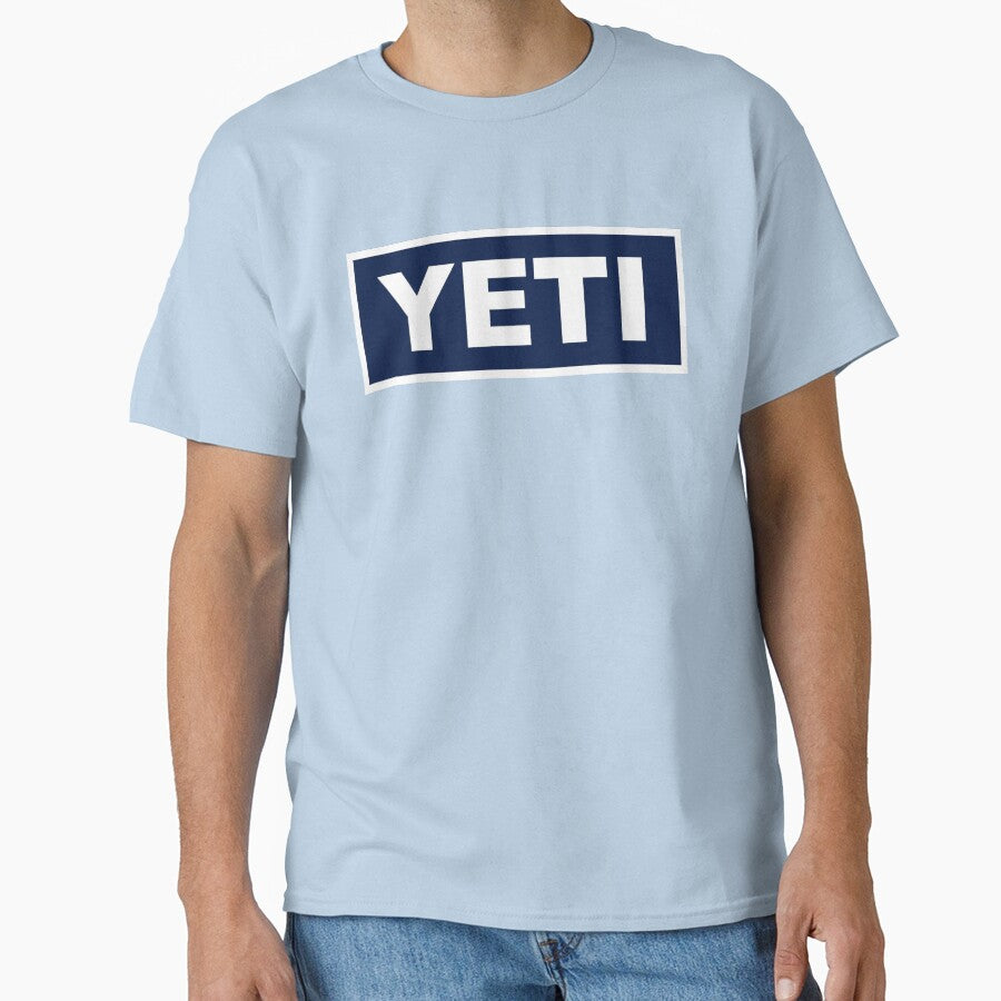 Yeti cool outdoors box logo original navy blue camping by Kludoman