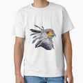 S is for Secretary Bird,Secretary Bird Illustration – Unique Raptor Art for Wildlife and Bird Lovers by PrettylittlepastelUk