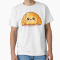 Kawaii Croissant Cute Food Character by ImagenFusionP