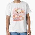 Kawaii Puppy Decorating Donuts – Cute Pastel Bakery Dog Dessert Sticker by Furfolkz