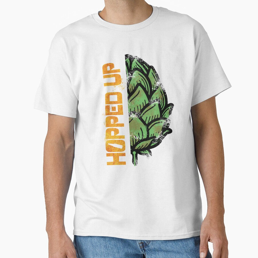Hopped Up Craft Beer Hop Art by VestBeer